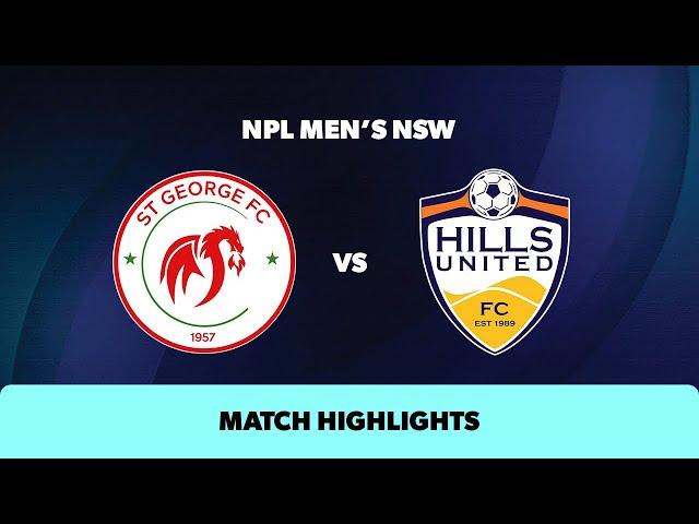 NPL Men's NSW Round 11 Highlights – St George FC v Hills United