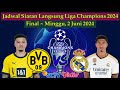 Jadwal Final Liga Champions Live SCTV Malam Ini - Borussia Dortmund vs Real Madrid - UCL 2023/2024