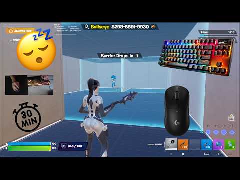 Steelseries Apex Pro Mini TKL ASMR Chill 🤩 Piece Control 1v1🏆Satisfying Keyboard Fortnite 240 FPS