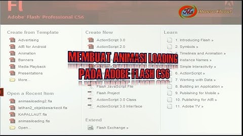 CARA MEMBUAT ANIMASI LOADING PADA FLASH CS6