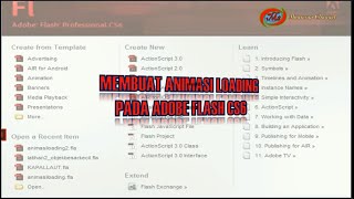 CARA MEMBUAT ANIMASI LOADING PADA FLASH CS6