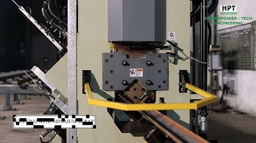 HPT - CNC Angle Line Machine - Angle Cutting, Punching & Marking Machine