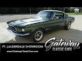 1967 Ford Mustang Fastback GT Bullitt Tribute Gateway Classic Cars of Ft. Lauderdale #1051