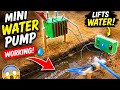 💧 DIY Mini Water Pump Machine | Amazing Water Supply Project ⚙️ #scienceproject #miniature #diy