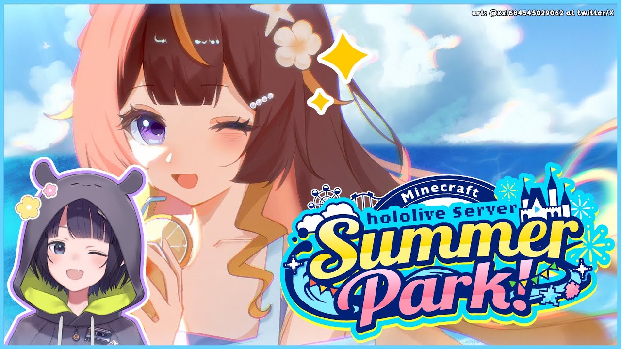 【Minecraft #ホロ鯖サマーパーク】Perfect Partners Visiting the Summer Park!【hololive ID | Anya Melfissa】
