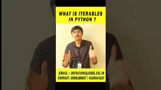 iterators என்றால் என்ன? | iterators in Python? | தமிழில்  |  in Tamil | #shorts