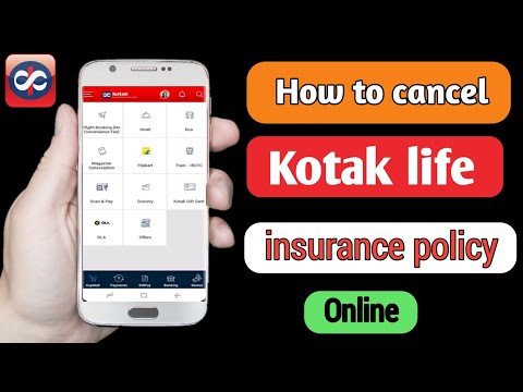 How to cancel kotak life insurance policy