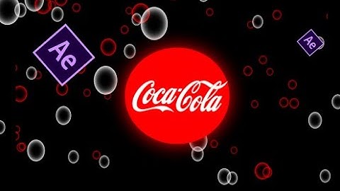 Coca Cola Logo Animation In Adobe After Effects - After Effects Tutorial - No Plugins.