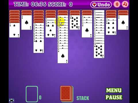 Игра карты паук 2 масти играть бесплатно коврик 36 карт