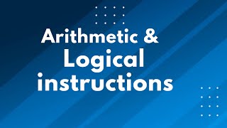 Arithmetic and logical instructions(CO)