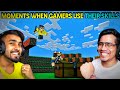 Moments When Gamers Use Their Skills in Minecraft || Their Skills