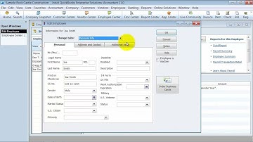 QuickBooks - Turn on Time Tracking for Employee 2011