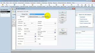 QuickBooks - Turn on Time Tracking for Employee 2011