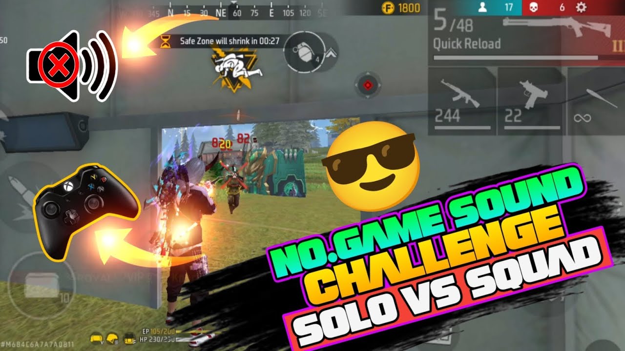 no-game-sound-challenge-solo-vs-squad-free-fire-youtube