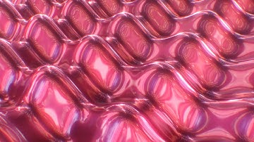 Abstract Pink Waves Fluid Flowing Metallic Shiny Reflective Liquid 4K Moving Wallpaper Background