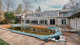Millionaires EXTRAVAGANT 1980's Party Mansion | They ABANDONED This???