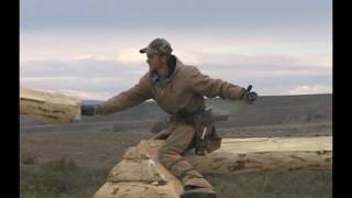 How to build a hunting cabin out of logs!