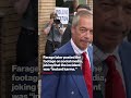 Instant Karma: Driver Crashes Moments After Yelling at Nigel Farage #shorts
