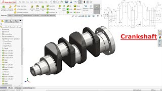 SolidWorks tutorial Crankshaft