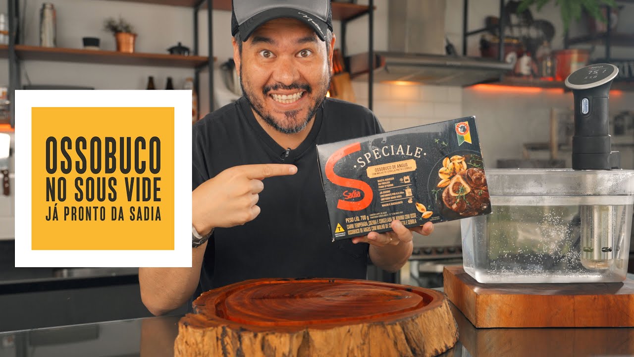 Achei no mercado um um produto da SADIA feito no SOUS VIDE! Será que é BÃO??? | Só Vide #340