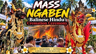I Witnessed a MASS NGABEN in Bali 🇮🇩 | A Cremation Ceremony I’ll Never Forget