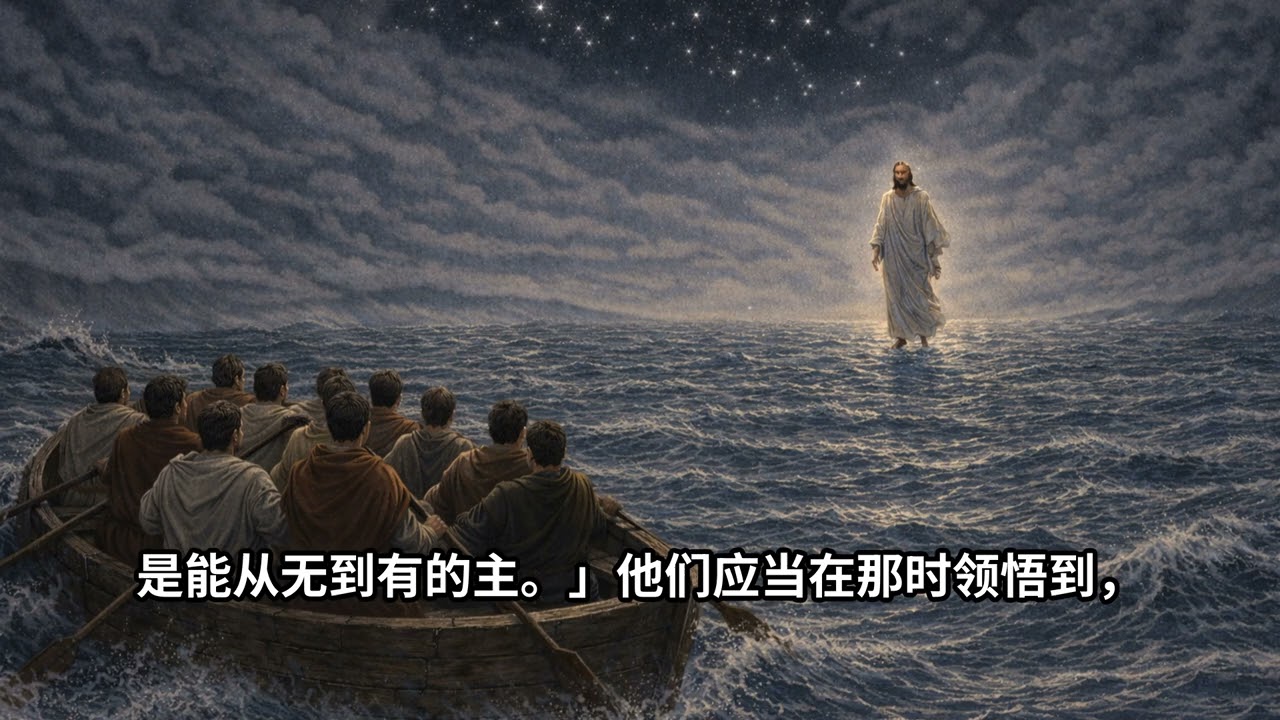 「在水面上行走」 - 比神迹更重要的 | 马可福音 6:45-52