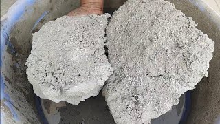 ||ASMR || Huge Chunks || white concrete cement crumbling in lots of water || ASASMR || SLEEPAID ||