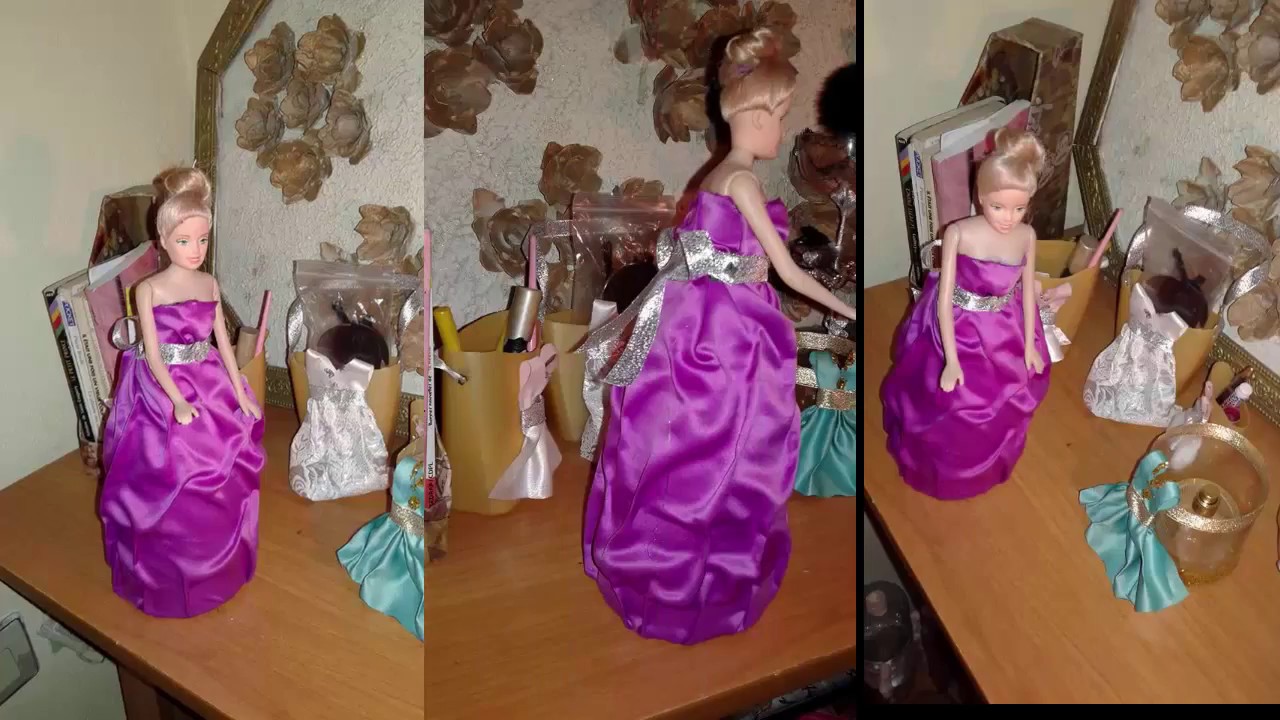 how-to-make-a-no-sew-doll-dress-youtube