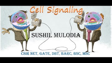 cell signaling (intro) for CSIR-NET, GATE, BARC, DBT, MSc.