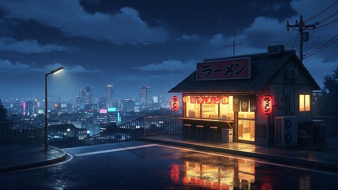 Lofi Tokyo Rain 🌧️ Chill Beats to Study, Focus, Work & Relax