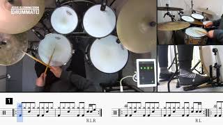 Yellow - Cold Play  (★★☆☆☆) | Drum Tutorial