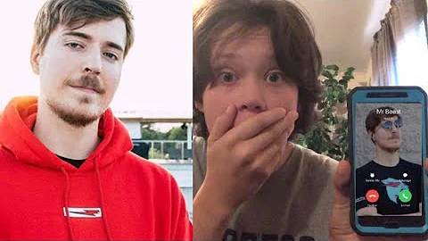 CALLING THE REAL MRBEAST!! (HE ANSWERED!)