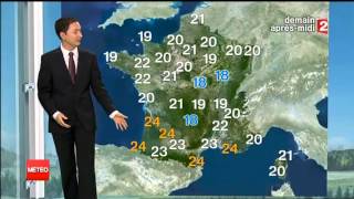 Prévisions météo du lundi 6 mai 2013