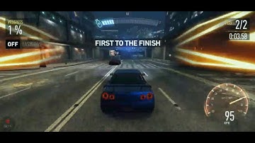 Nissan Skyline GTR R34 vs Nissan Skyline GTR R32 [Need for Speed No Limits Android]