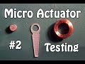 Micro Actuator Servo Testing of Micro RC Plane!