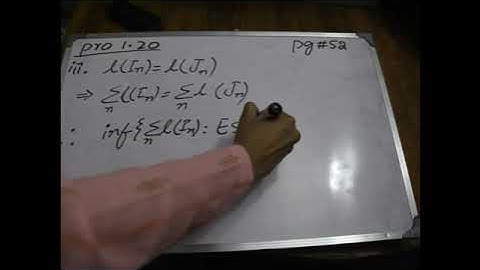 Lecture #6 measure theory