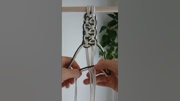 Macramè knot tutorial #tutorials #fiberart #pattern #macrame #knots #diycraft