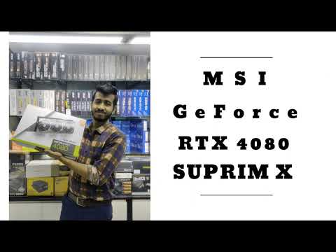 GeForce RTX 4080 16GB SUPRIM X Graphics Card || Unboxing Video.