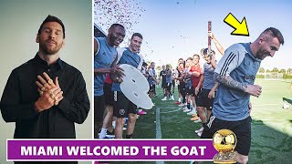 😍Messi Received Priceless Welcome By Inter Miami & Adidas After Winning Ballon D'or 2023!