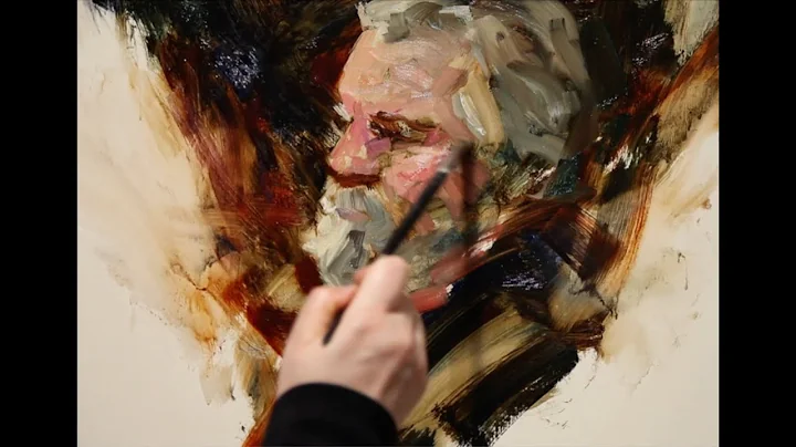 3 min Oil Portrait Painting Progression  by Michel...