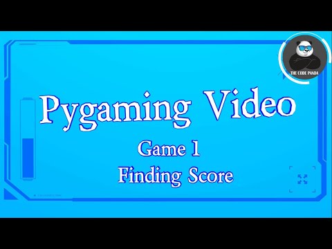 Ping Pong Ball Game: Finding Score | Games in Python | Pygame Series for Beginners by the code panda