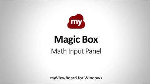 Whiteboard for Windows - Math Input Panel