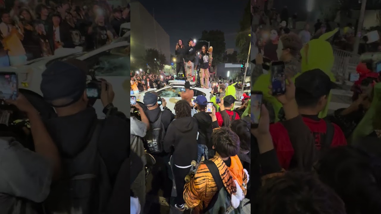 Halloween hellbomb turns into riot, Waymo gets destroyed 