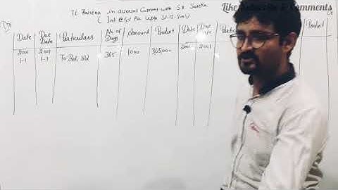 CA FOUNDATION |4| ACCOUNT CURRENT || RED INK METHOD|| T.S. GREWAL QUESTIONS 8, & QUESTION||