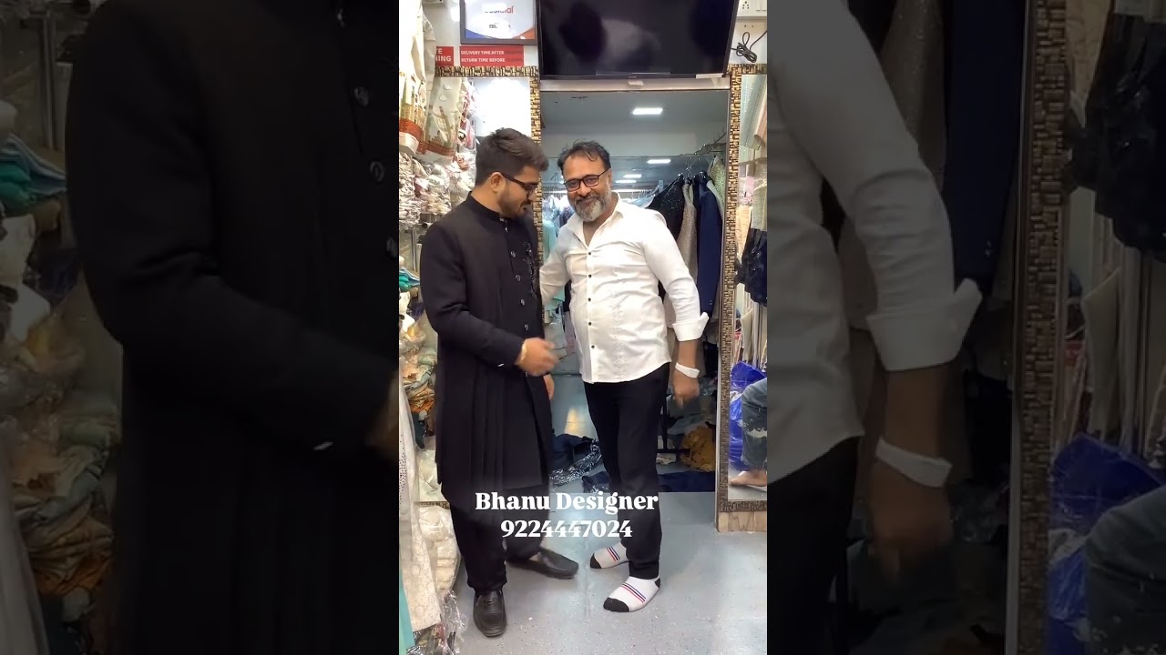 Indo Western Dresses for Men Latest Wedding Outfit Black GroomWear Sherwani for Men 