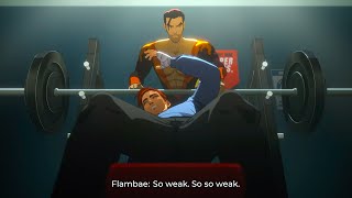 Flambae Dissing Robert at the Gym (All Choices) Dispatch