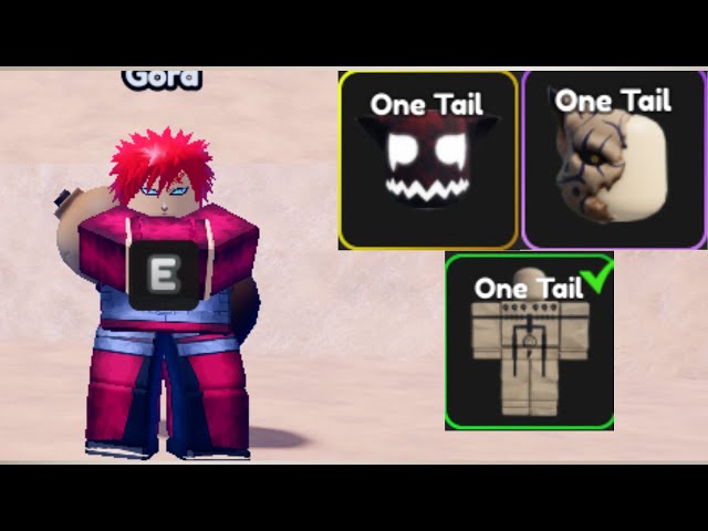 Shukaku One Tail in Anime Fighting Simulator X 