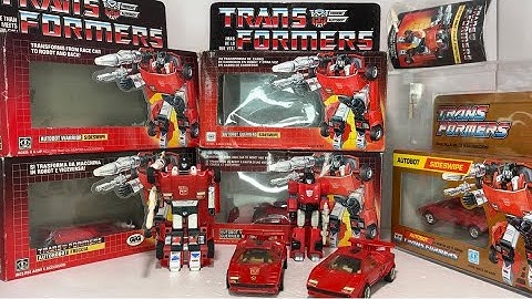 Transformers generation one Sideswipe review. Vintage 1984 Autobot G1 car collection
