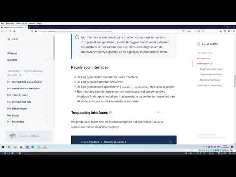 Video: Hoe Een Interface Te Schrijven
