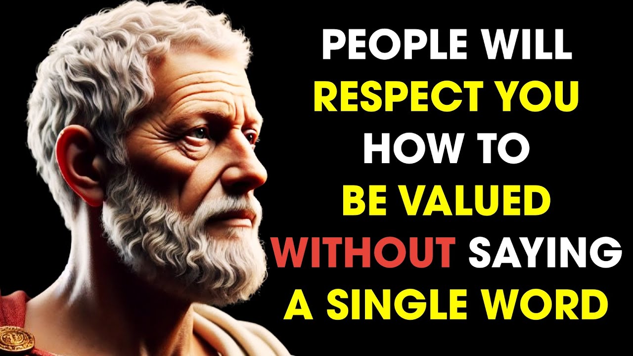 PEOPLE WILL RESPECT YOU: How to Be VALUED Without Saying a SINGLE WORD ...